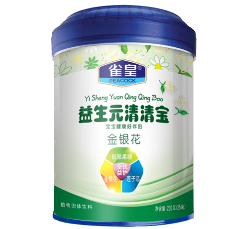 雀皇益生元金銀花清清寶200g