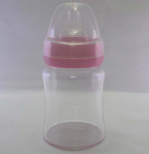 嬰兒寶150ML寬口徑腰形玻璃奶瓶