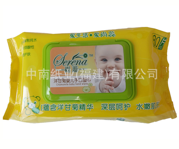 尚蕊洋甘菊嬰兒手口專(zhuān)用柔濕巾