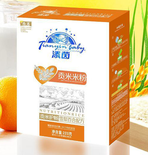 添茵雪梨百合配方貢米米粉