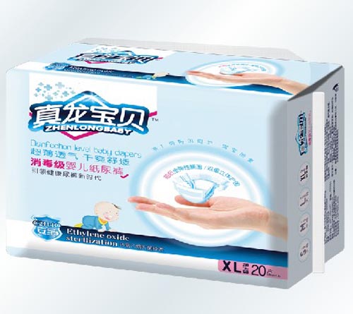 真龍寶貝消毒級(jí)嬰兒紙尿褲XL碼20片
