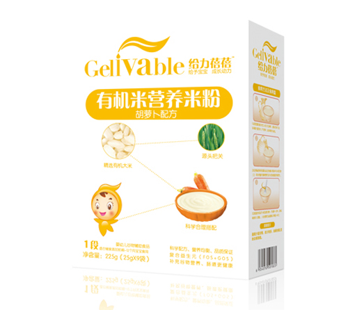 給力蓓蓓胡蘿卜配方有機(jī)米營(yíng)養(yǎng)米粉