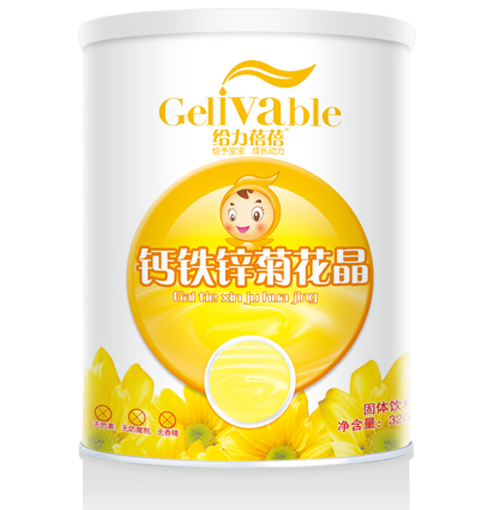 給力蓓蓓鈣鐵鋅菊花晶