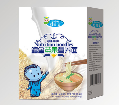 利因?qū)汍L魚蘋果營(yíng)養(yǎng)面盒裝