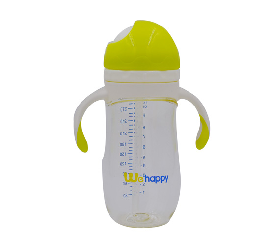 300ml旋轉(zhuǎn)蘑菇頭PA學(xué)飲杯綠色正面