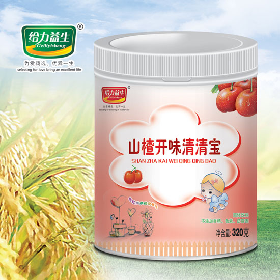 給力益生山楂開味清清寶(塑料桶裝)(1)