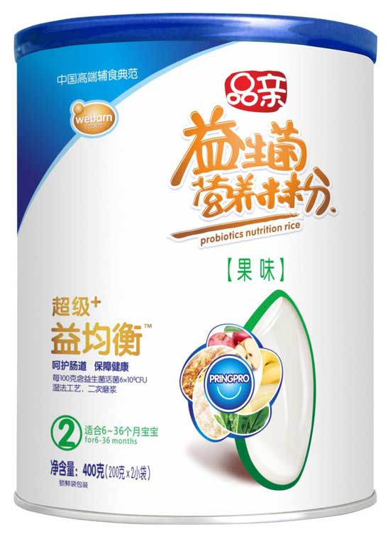 品親超級(jí)+益均衡果味米粉