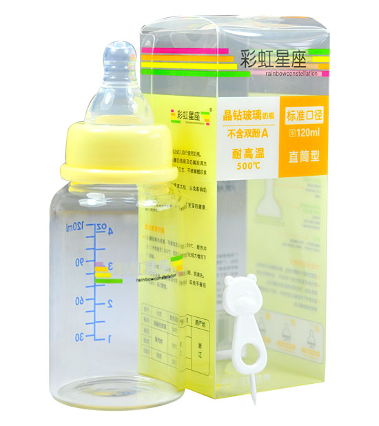 彩虹星座120ml直筒型標準奶瓶