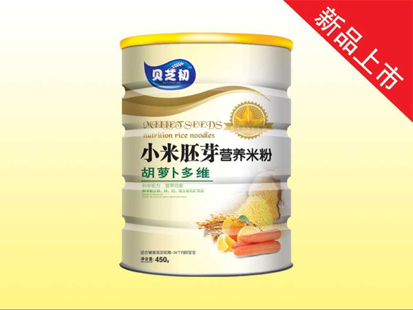 貝芝初胡蘿卜多維-小米胚芽營(yíng)養(yǎng)米粉聽(tīng)裝