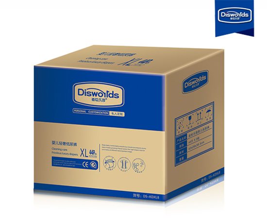 迪世樂園嬰兒輕奢紙尿褲XL 44片整箱