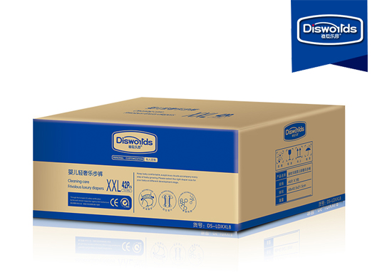 迪世樂園嬰兒輕奢樂步褲XXL 42片整箱