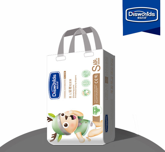 迪世樂(lè)園嬰兒輕奢紙尿褲S 60片