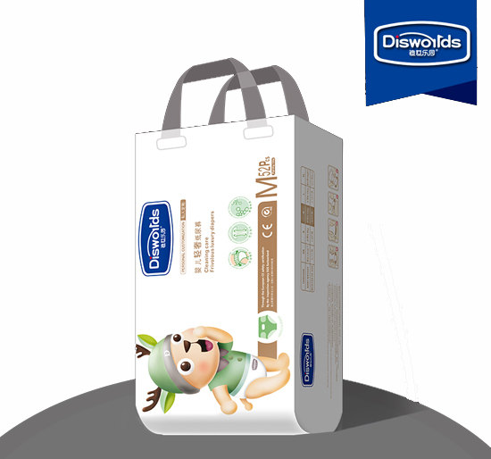 迪世樂(lè)園嬰兒輕奢紙尿褲M 52片