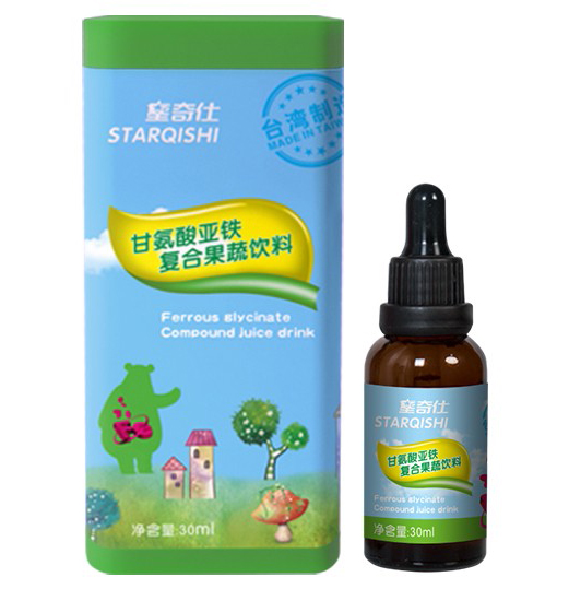 星奇仕甘氨酸亞鐵復合果汁飲料