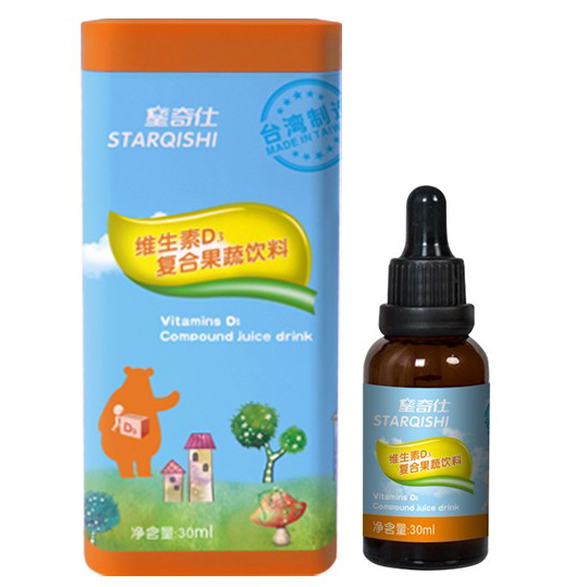 星奇仕維生素D3復合果汁飲料