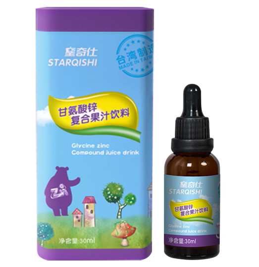 星奇仕甘氨酸鋅復合果汁飲料