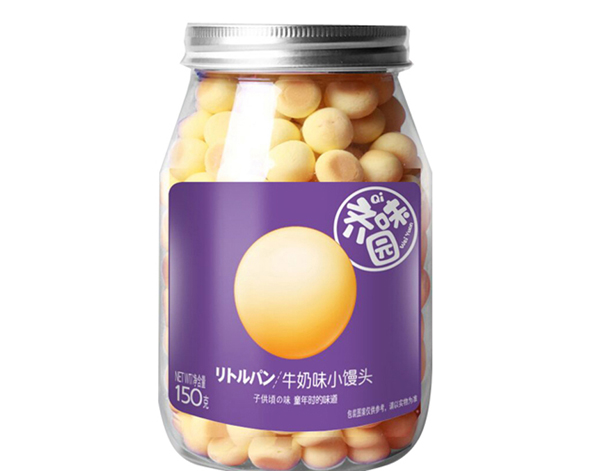 齊味園牛奶味小饅頭150g