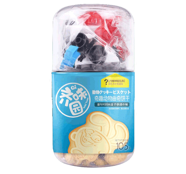 齊味園奇趣動物曲奇餅干 105g.