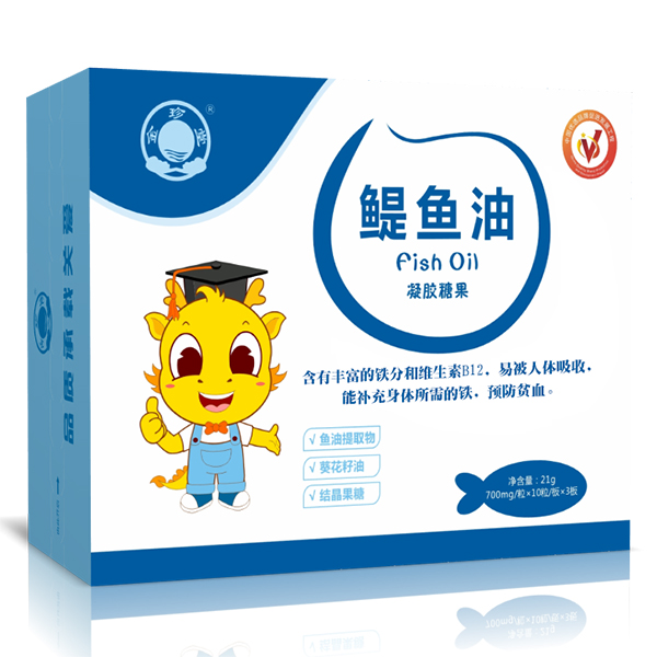 金珍堂凝膠糖果-鳀魚油