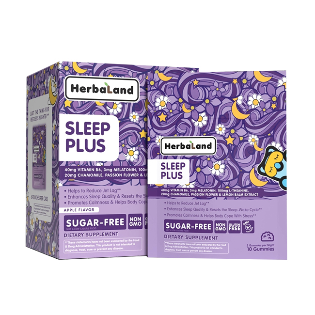 Herbaland禾寶藍褪黑素睡眠軟糖