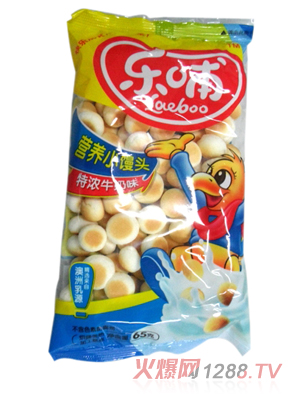 樂哺特濃牛奶營養(yǎng)小饅頭65g