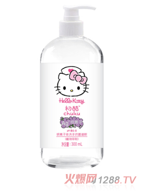 Hello Kitty初酷銀離子免洗手消毒凝膠（植物萃?。?00ml