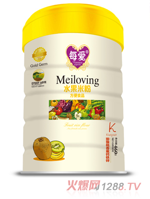 每愛(ài)水果米粉 獼猴桃香蕉鈣鐵鋅 聽(tīng)裝